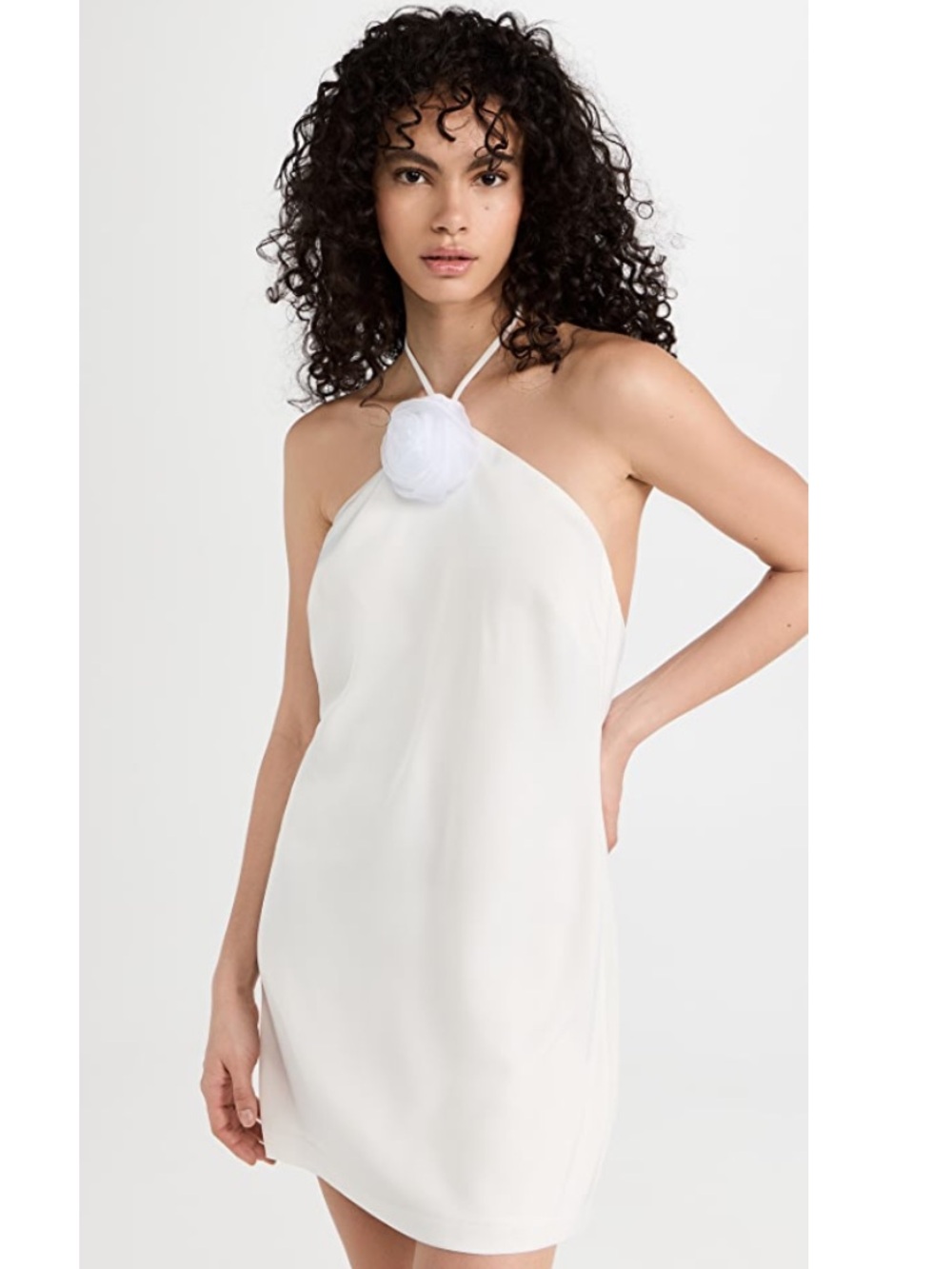WAYF Lilibet Halter Mini Dress size medium